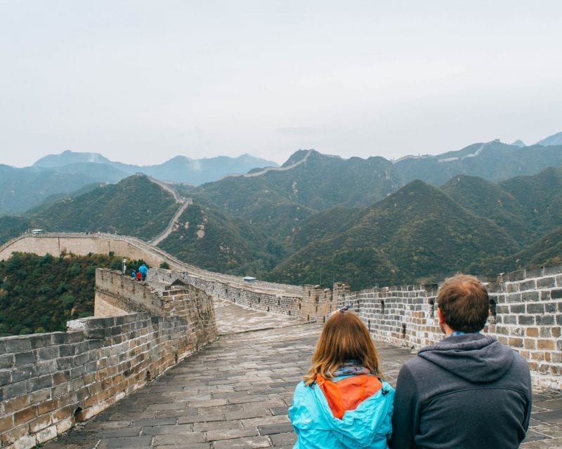 Would Be Traveller - The Great Wall of China Couple