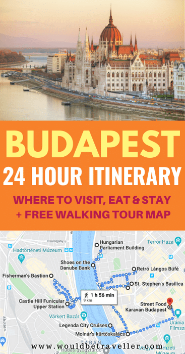 24 hours in Budapest pin