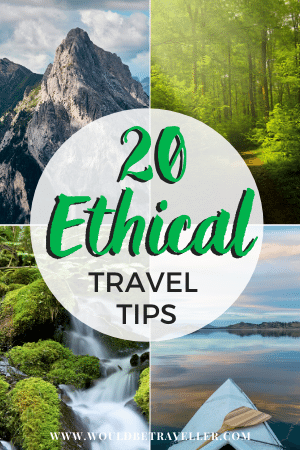 Ethical Travel Tips pin