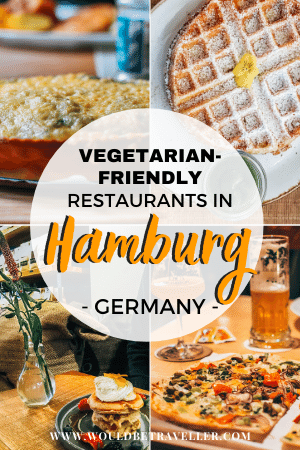 Vegetarian food in Hamburg pin