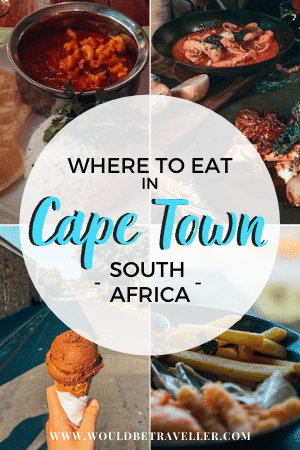 Where to eat in Cape Town pin