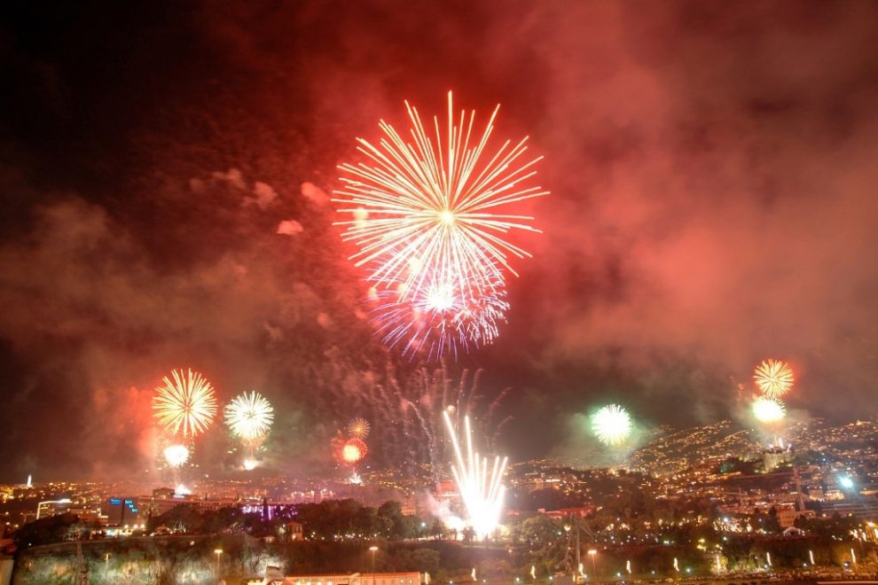 Funchal in Madeira hosts a world-record breaking fireworks display for NYE
