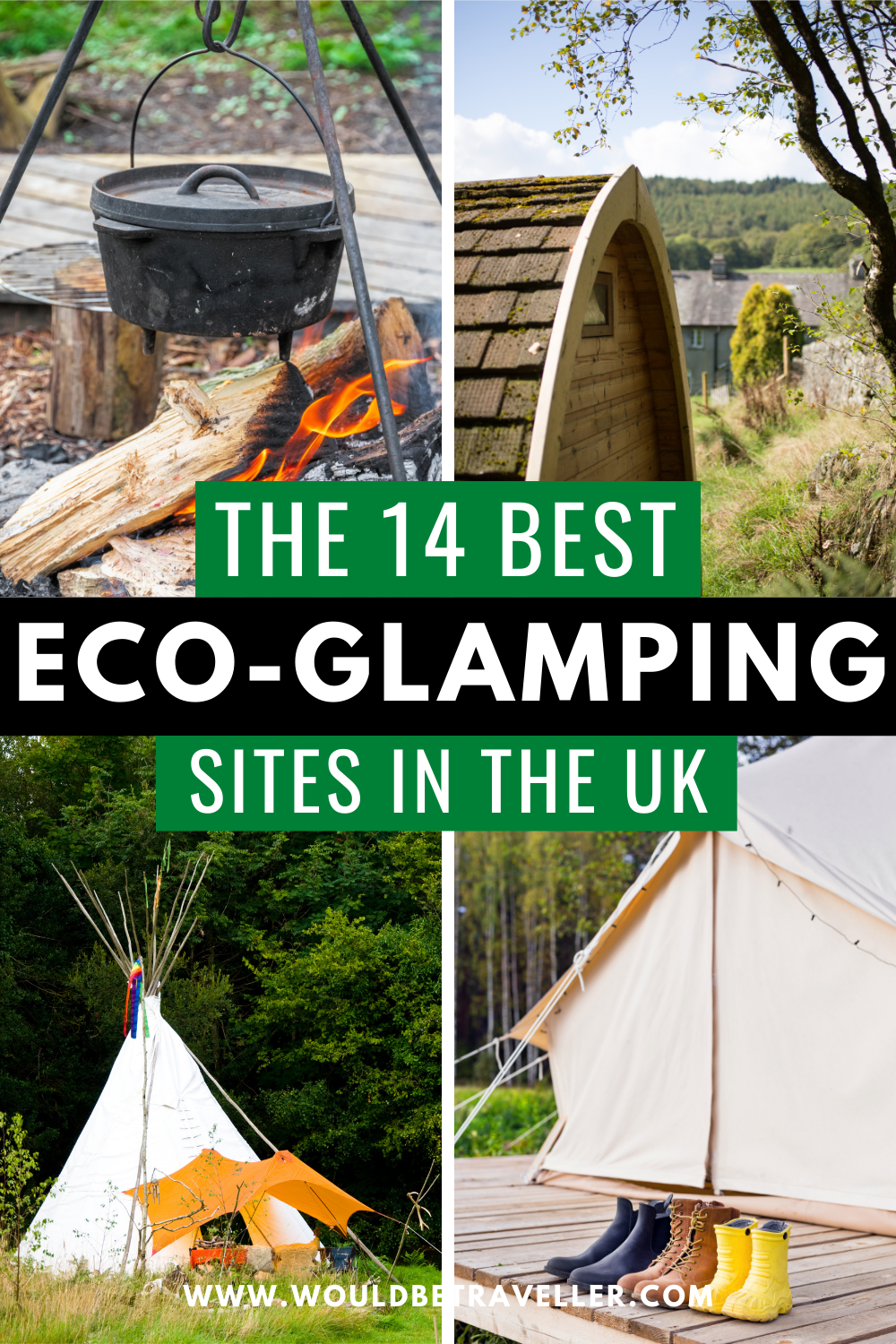 Eco-glamping sites in the UK pin