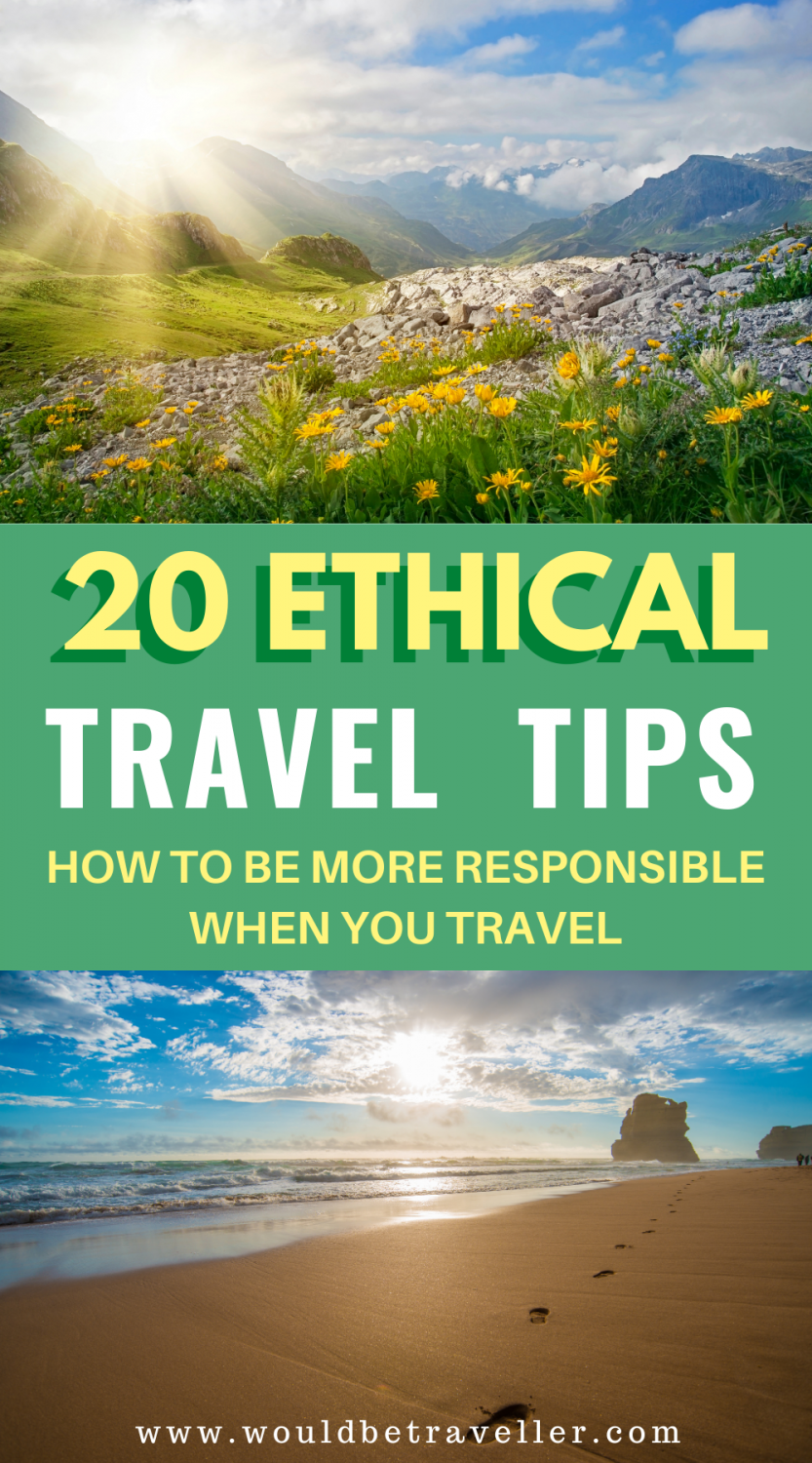 Responsible Travel Tips pin