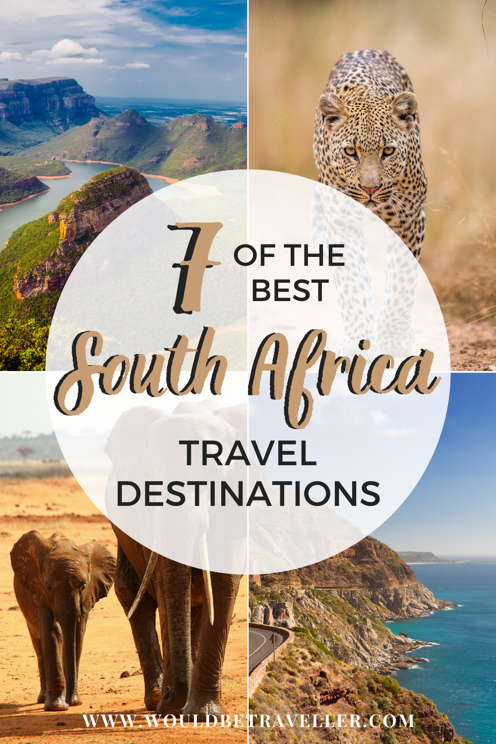 The Best South Africa destinations pin