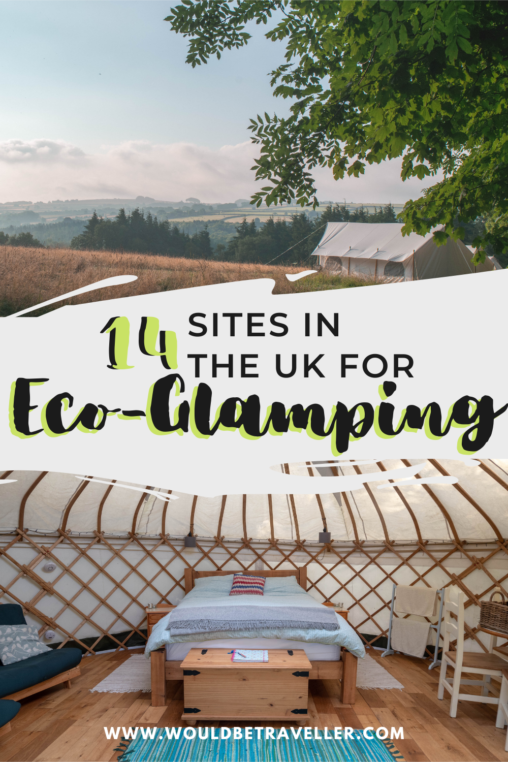 Eco-glamping sites in the UK pin