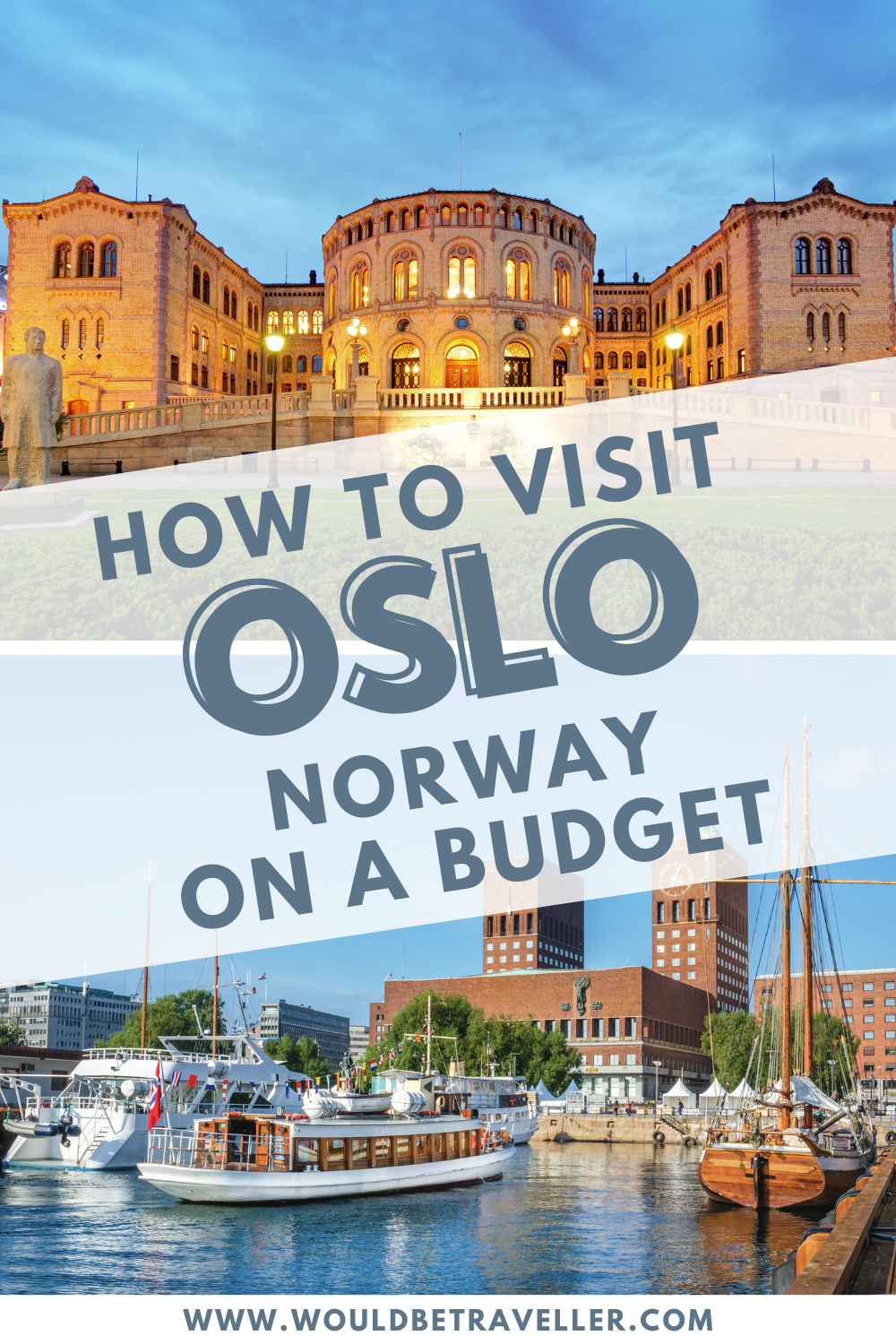Oslo on a budget pin