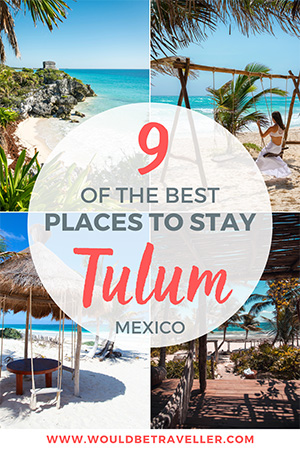 Where to stay in Tulum pin
