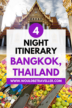 4 nights Bangkok pin