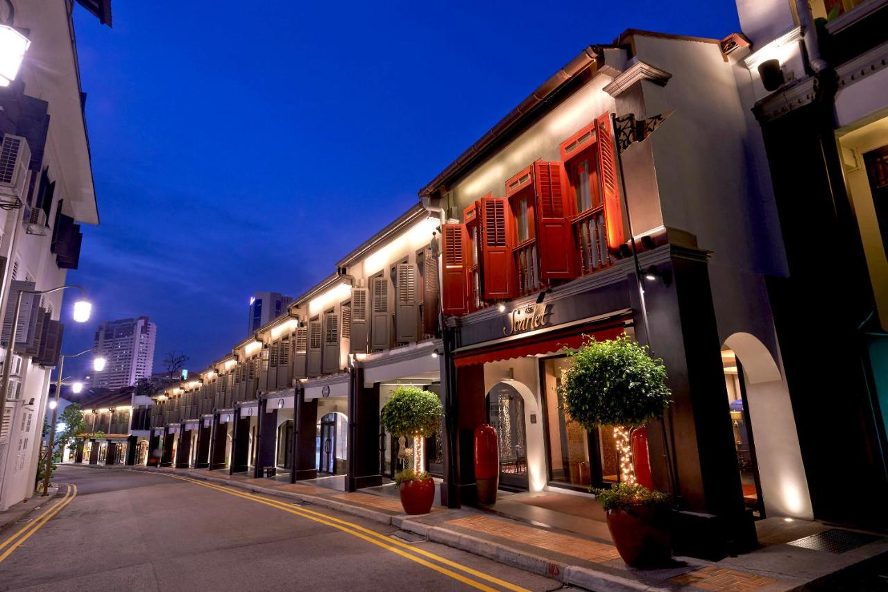 Exterior of the Scarlet Hotel in Singapore's Chinatown 